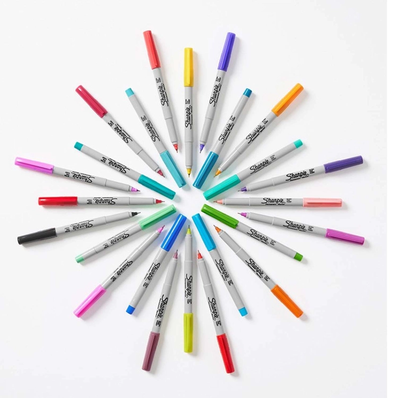MARCADORES PERMANENTES SHARPIE GLAM POP SET 12 COLORES - 2