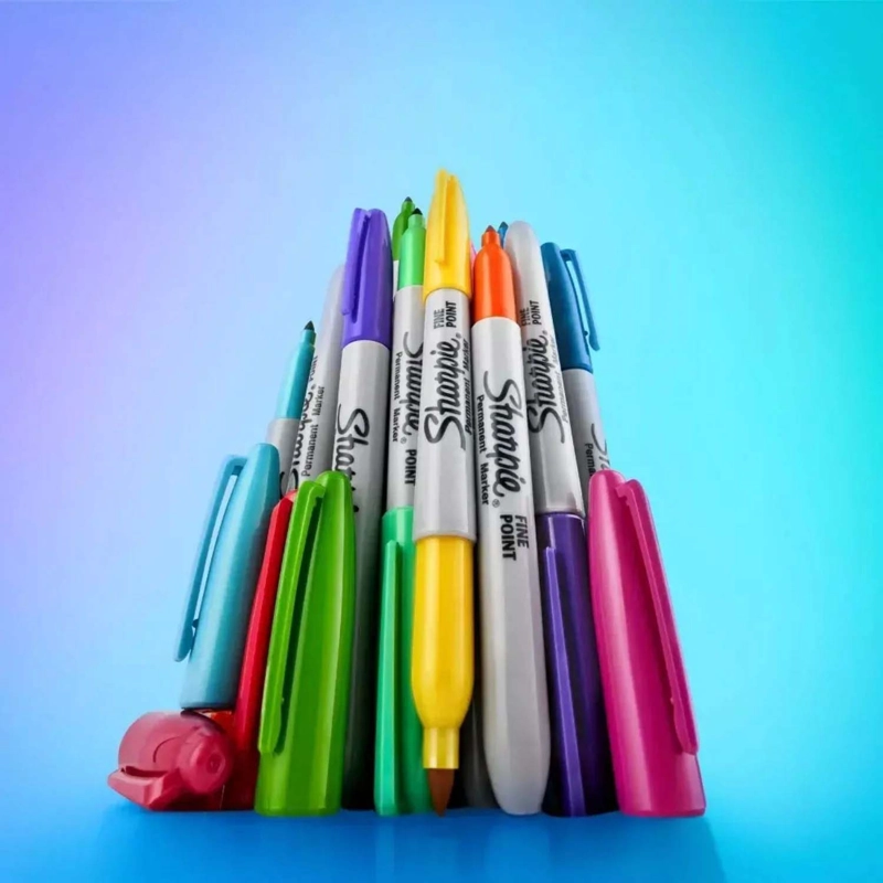 MARCADORES PERMANENTES SHARPIE GLAM POP SET 24 COLORES - 3
