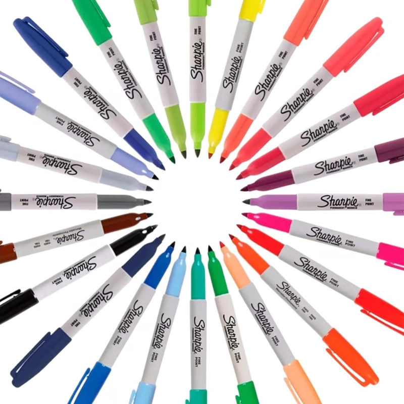 SET 24 MARCADORES SHARPIE PUNTA FINA COLORES SURTIDOS - 3