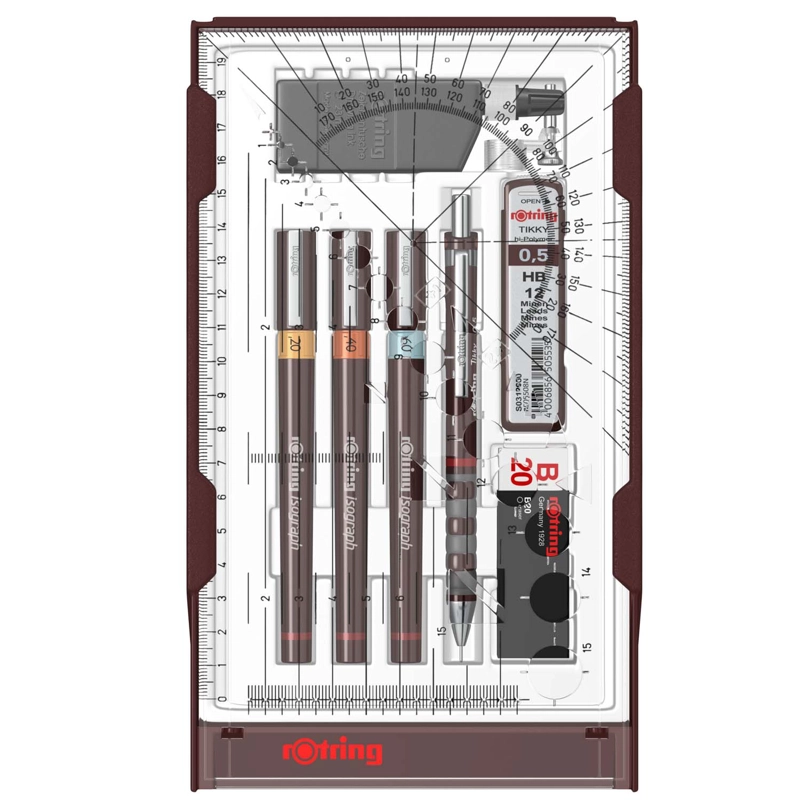 SET DE TIRALINEAS ISOGRAPH ROTRING COLLEGE (0.2-0.4-0.6 MM) - 2