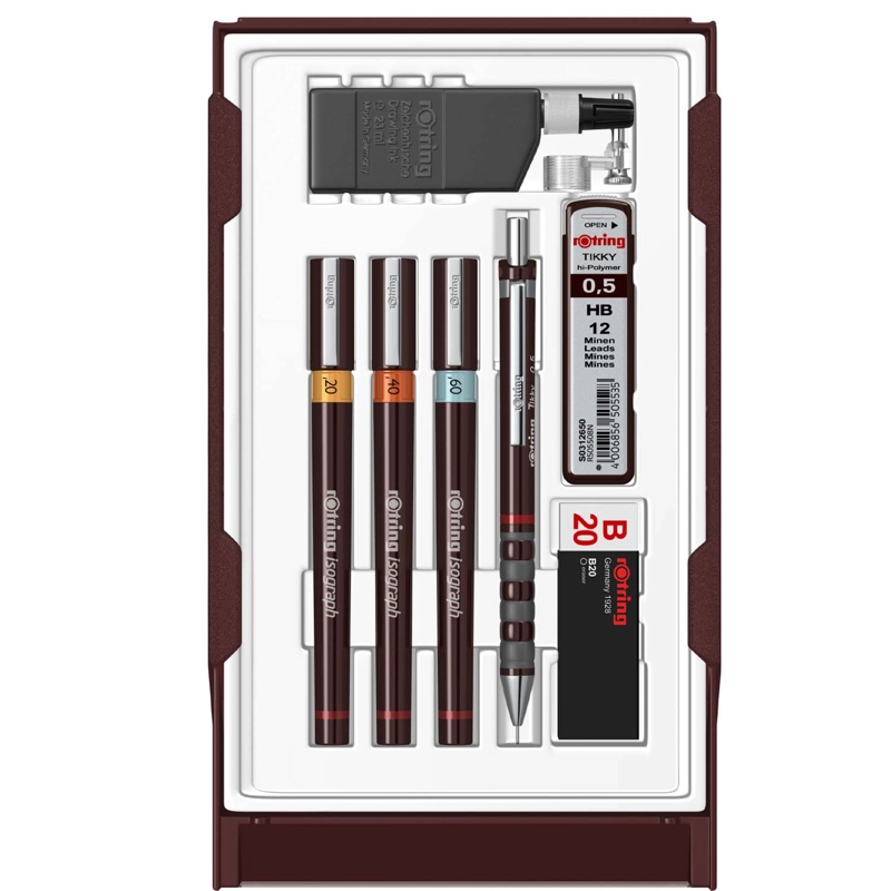 SET DE TIRALINEAS ISOGRAPH ROTRING COLLEGE (0.2-0.4-0.6 MM) - 3
