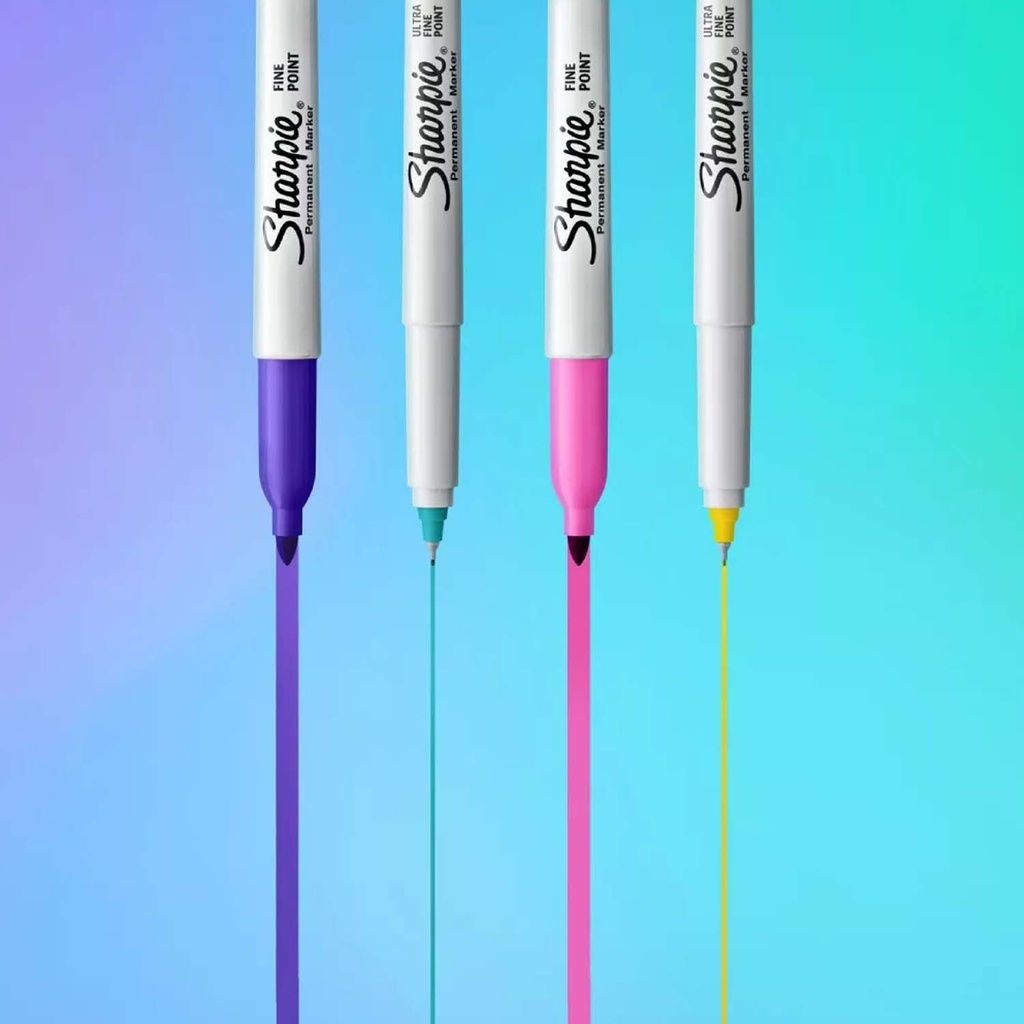 MARCADOR SHARPIE GLAM POP 30 COLORES PERMANENTE - 3