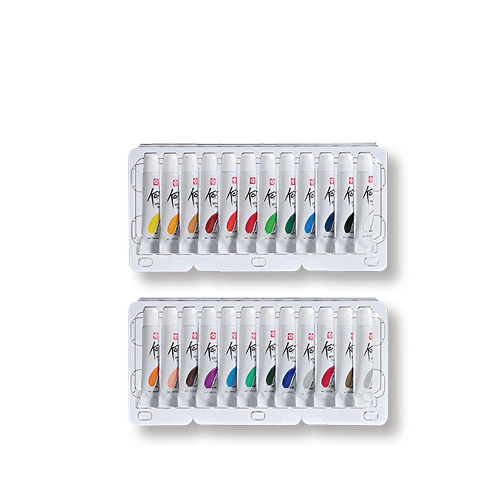 ACUARELA EN TUBO KOI WATER SAKURA 24 COLORES 5ML - 2