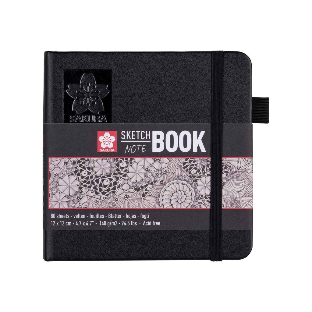 SKETCHBOOK SAKURA CREMA 12X12+ SET GELLY ROLL PASTELES - 3