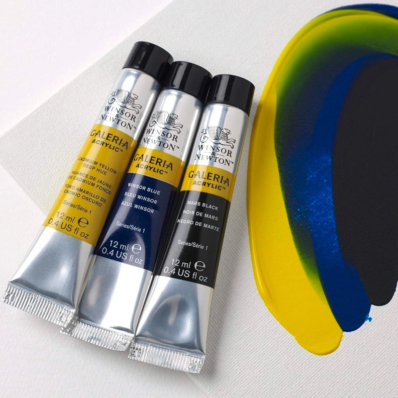 SET INICIAL ACRILICO GALERIA WINSOR & NEWTON 20X12ML - 3