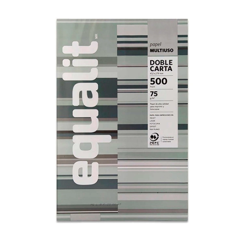 RESMA PAPEL MULTIPROPOSITO 75GR(500HJ) DOBLE CARTA 27.9X43CM - 2