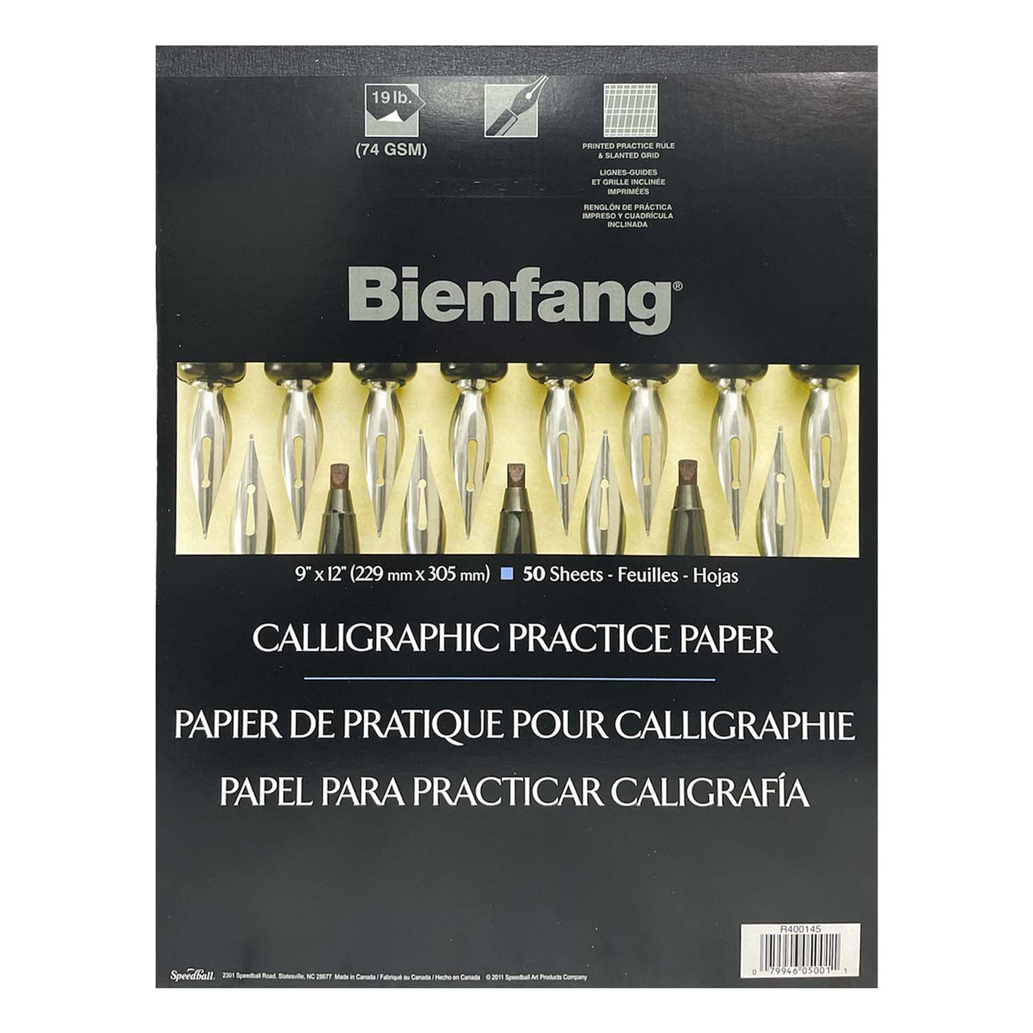 BLOCK BIENFANG 206 CALIGRAFIA 80GR - 50 HJS 22X30CM BLANCO - 1