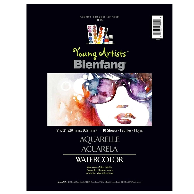 BLOCK BIENFANG PARA ACUARELA YOUNG ARTIST 22X30CM 10HJ 110GR - 1