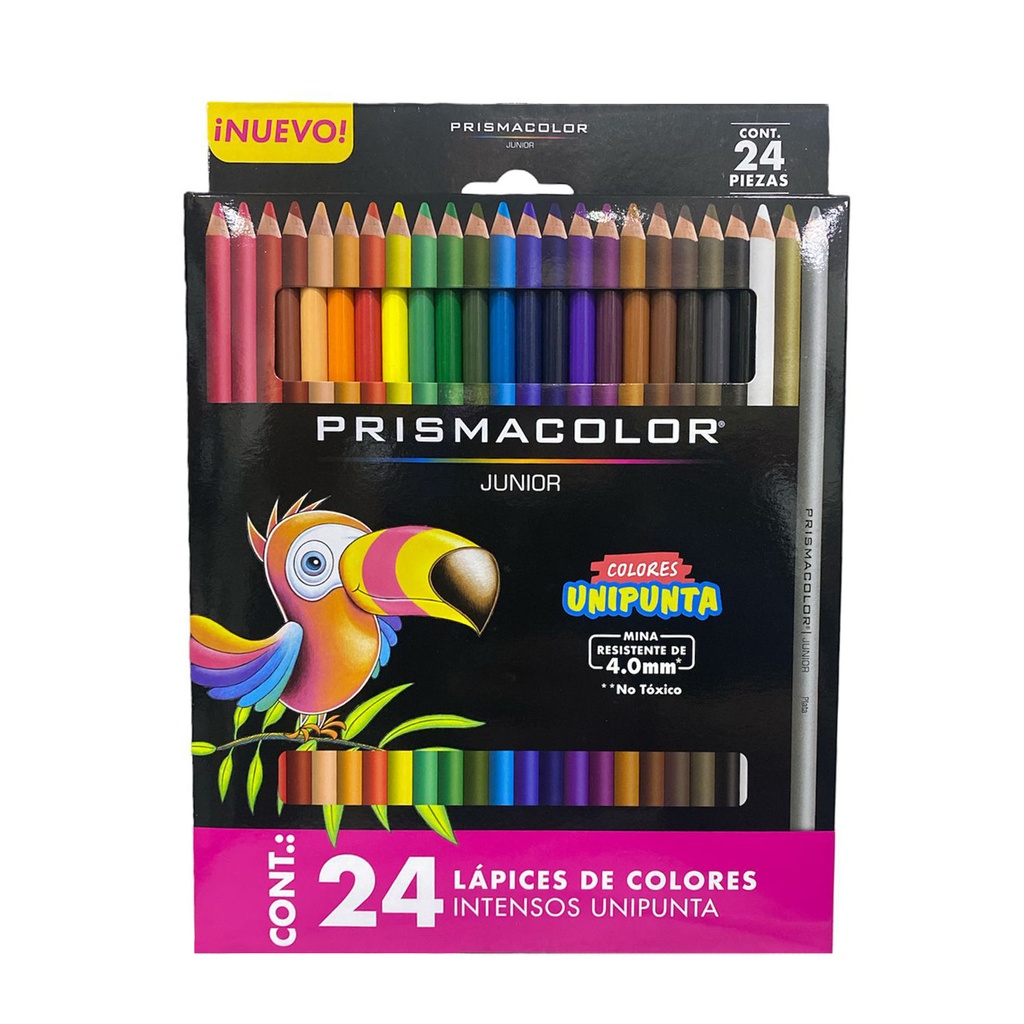 LAPICES PASTEL Y METALICOS PRISMACOLOR JUNIOR 24 COLORES - 1