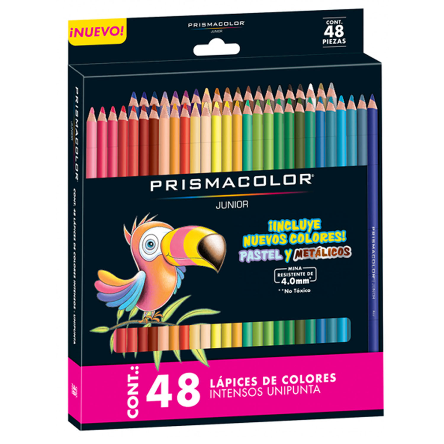 LAPICES PRISMACOLOR JUNIOR 48 COLORES UNIPUNTA - 1