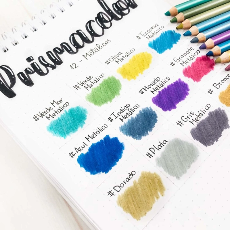 PRISMACOLOR JUNIOR 12 LAPICES DE COLORES METALICOS - 3
