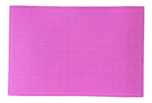 BASES DE CORTE CON ANGULOS  ROSADO 90X60CM - 1