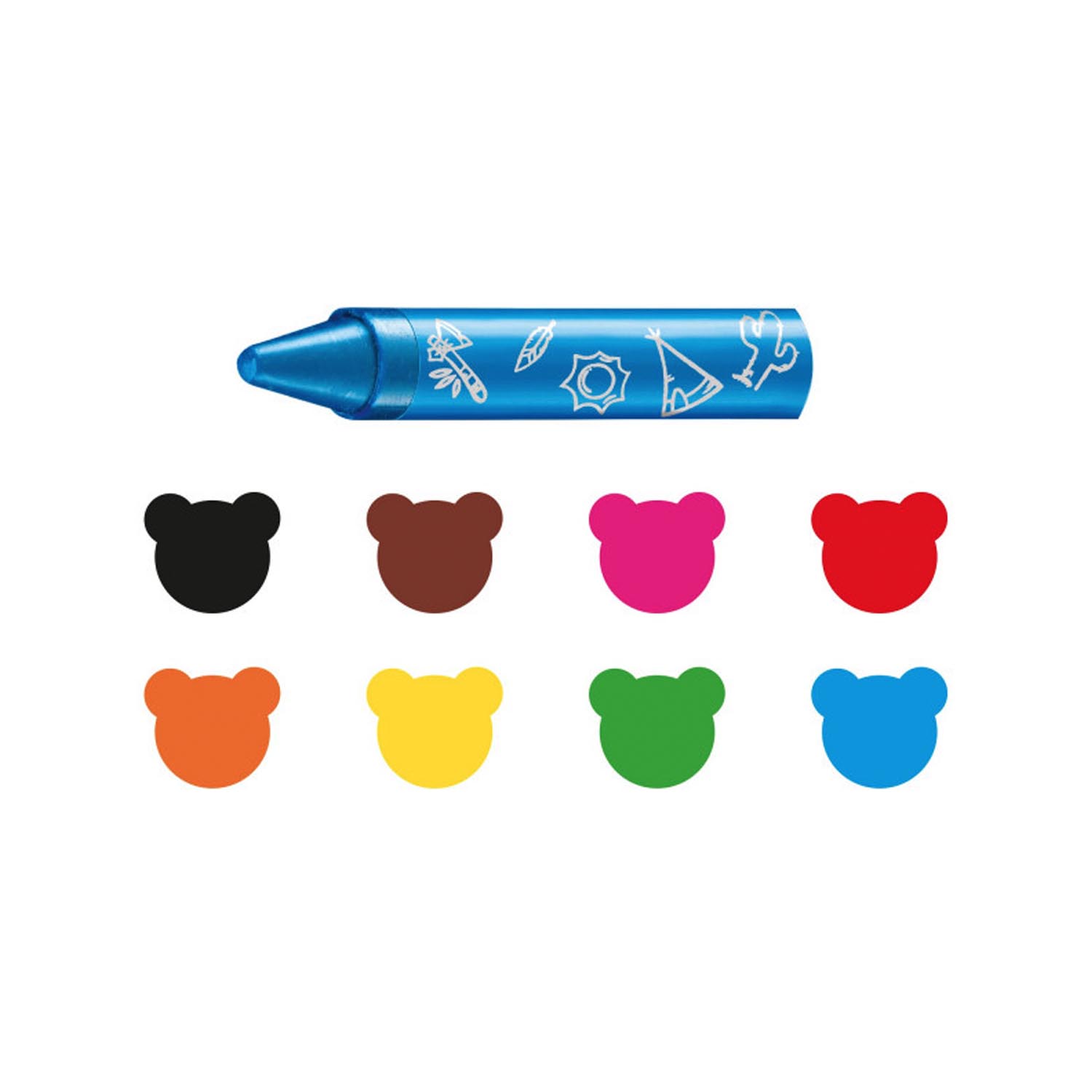 CRAYONES CARIOCA BABY 8 COLORES - 2