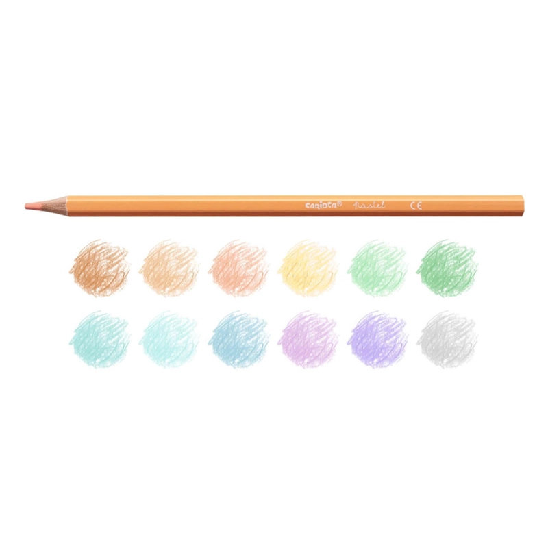 LAPICES CARIOCA PASTEL 12 COLORES - 2