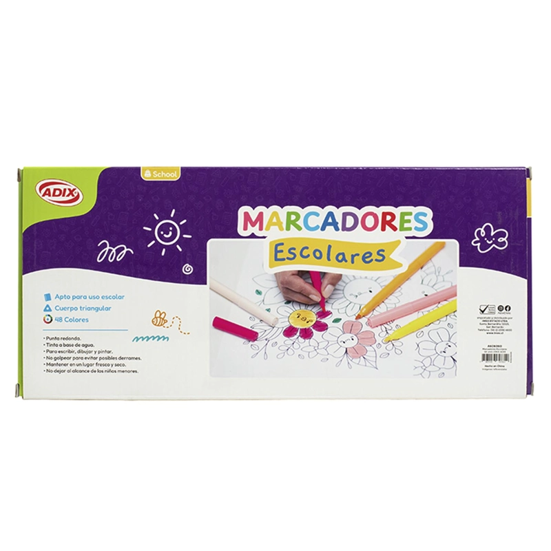 MARCADORES ADIX 48 COLORES - 4