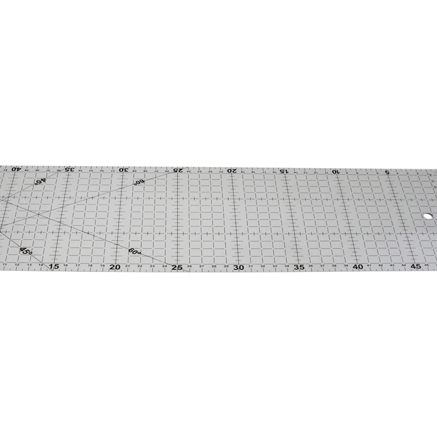 REGLA PATCHWORK QUILTING 60X15CM CON ANGULOS 30-45-60 GRADOS - 2