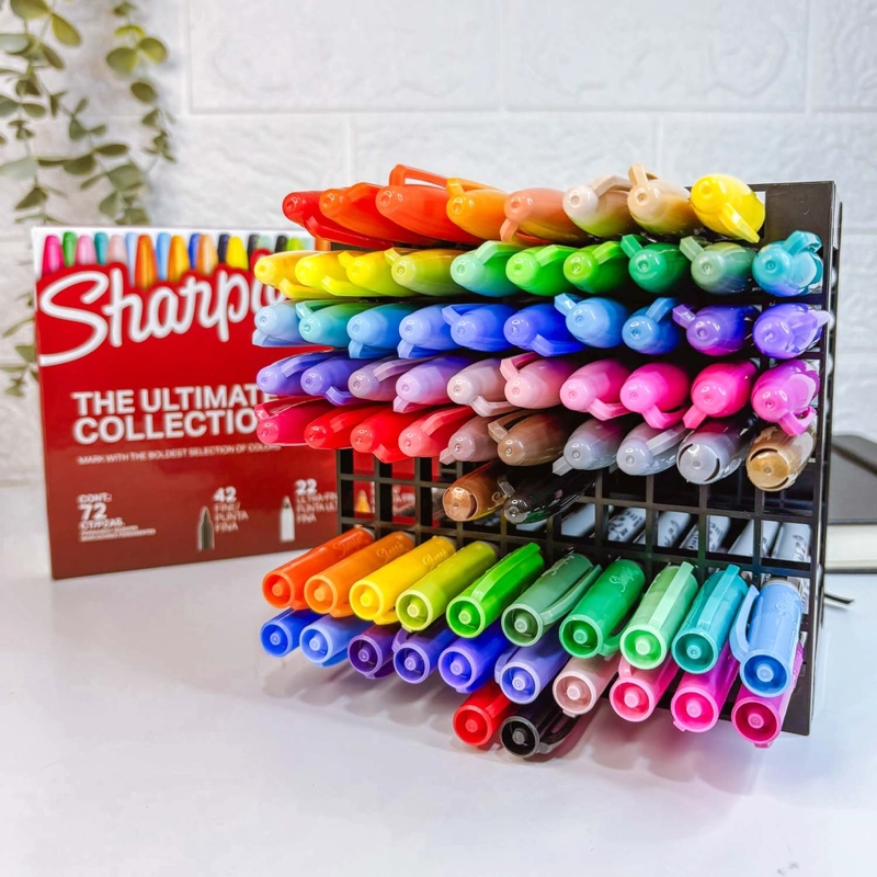 72 MARCADORES SHARPIE THE ULTIMATE COLLECTION+ORGANIZADOR - 2