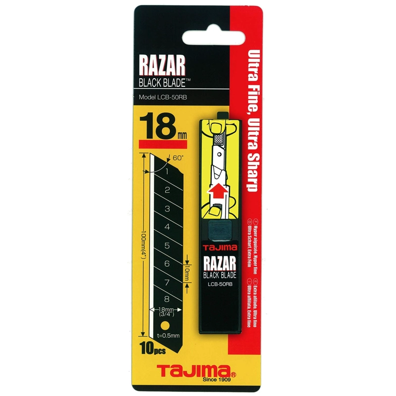 REPUESTO CUCHILLO TAJIMA 18MM EXTRA AFILADO - 1