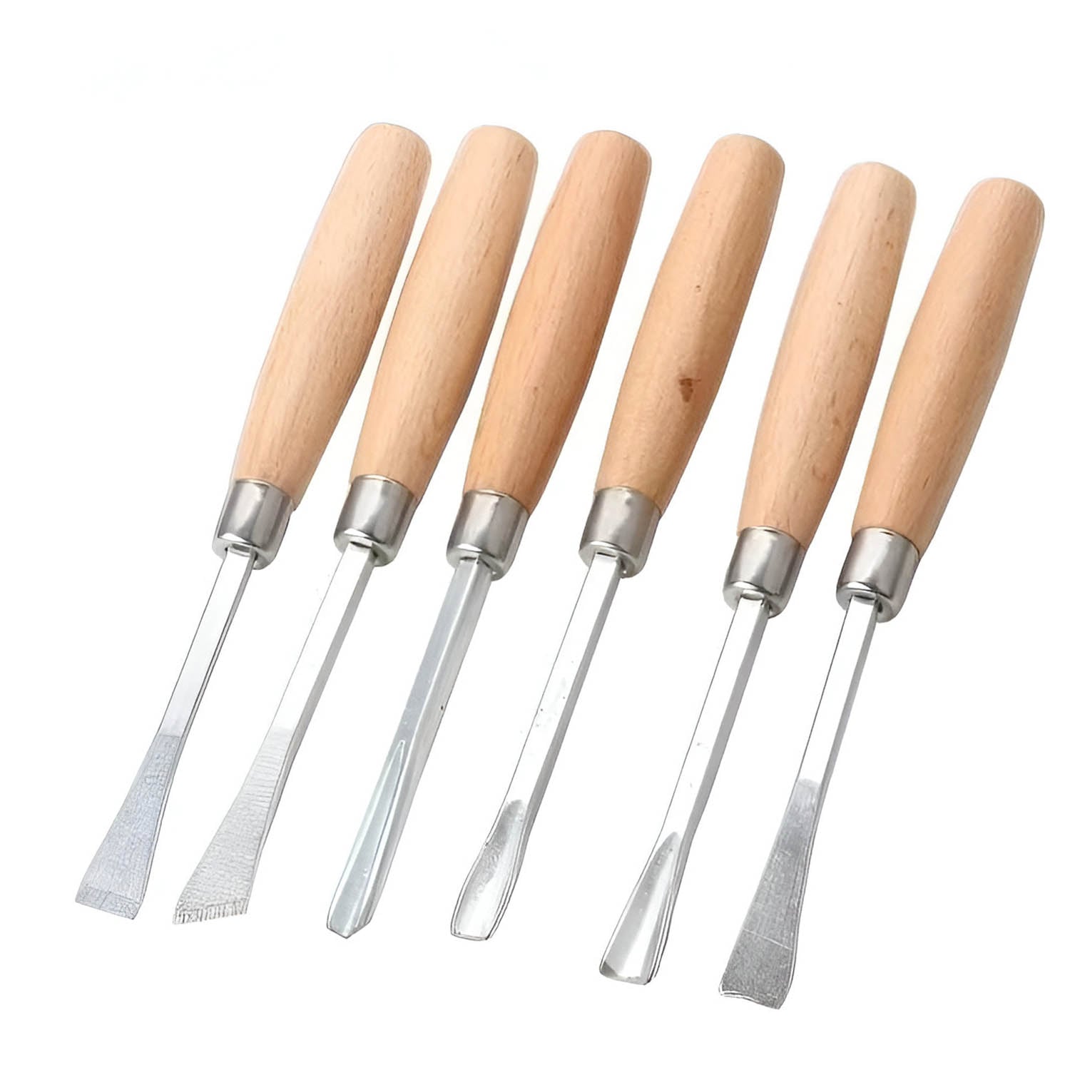 GUBIAS DE TALLADO RENART SET 6 PCS. PARA CARPINTERIA - 1