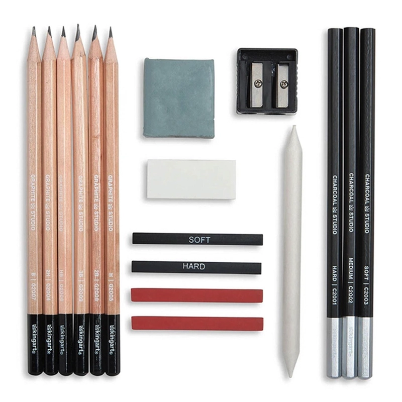 KIT PARA DIBUJO PROFESIONAL 26 PIEZAS - 3