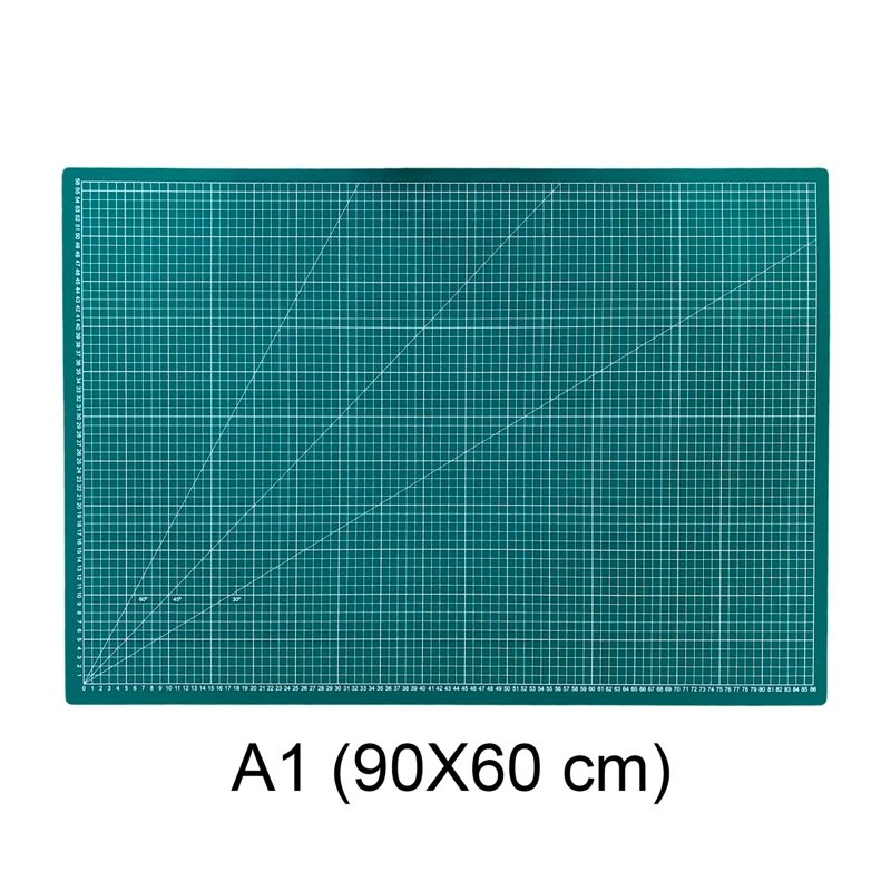 BASES DE CORTE CON ANGULOS VERDE 90X60CM - 2