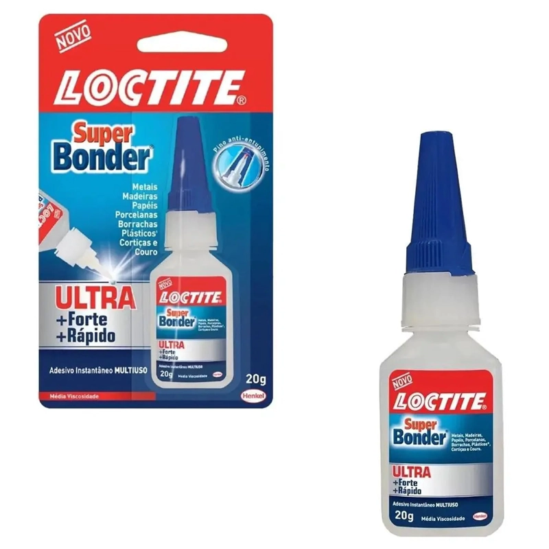 ADHESIVO SUPER BONDER LOCTITE INSTANTANEO ULTRA FUERTE 20G - 2