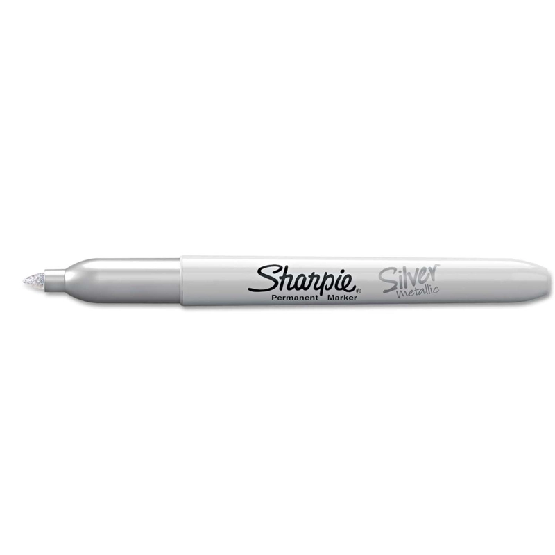 MARCADORES SHARPIE PUNTA FINA  PLATA - 2