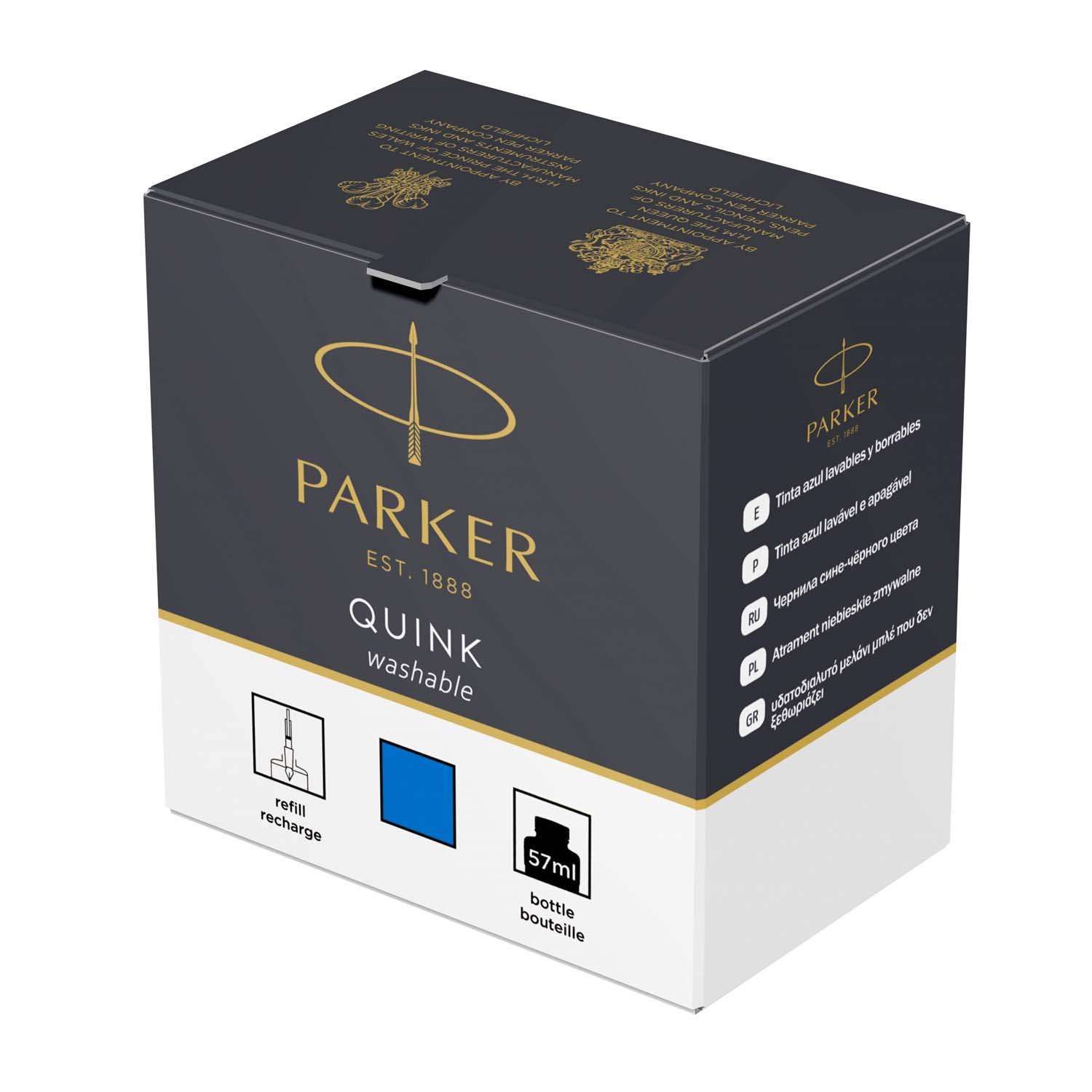 TINTA PARA PLUMA FUENTE PARKER 57ML - 2