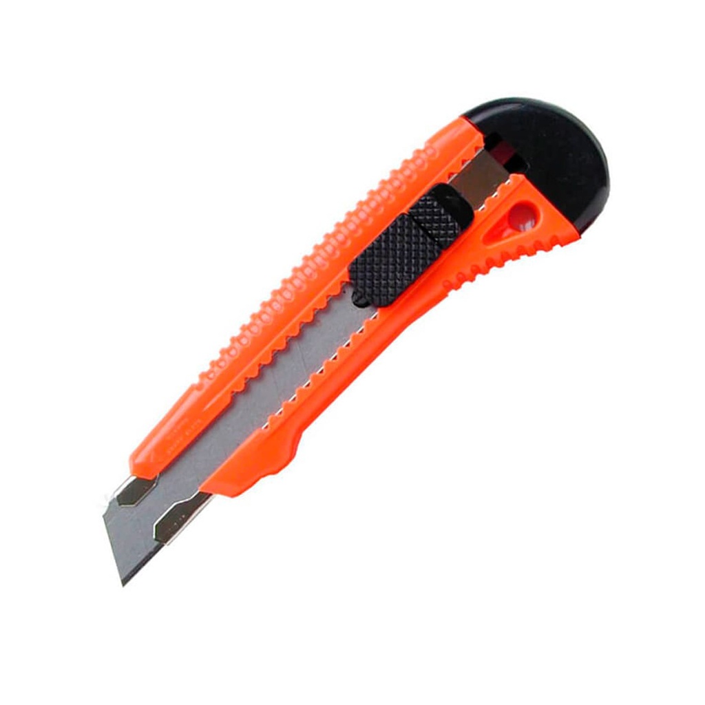 CUCHILLO CARTONERO HAND 18MM CON RIEL METALICO - 1