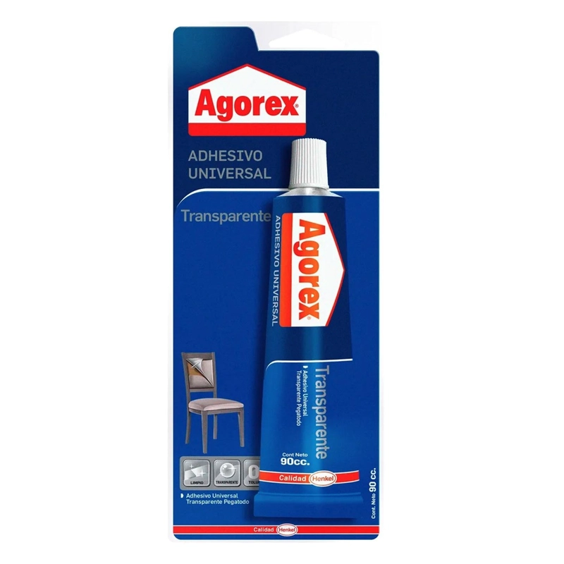 ADHESIVO AGOREX TRANSPARENTE DE 90CC - 1