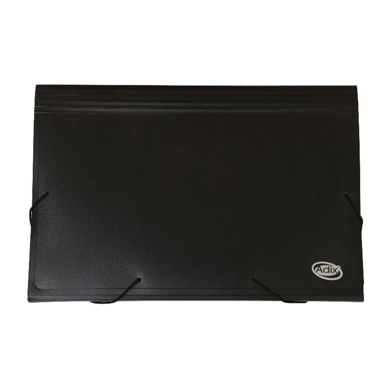 CARPETA PLASTICA ADIX 13 DIVISIONES NEGRO OFICIO - 2