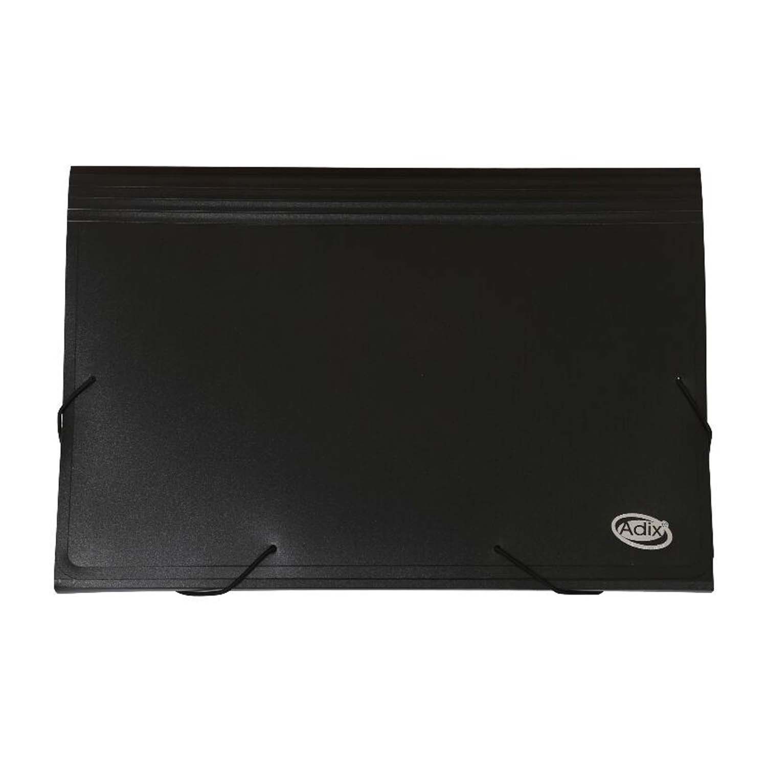 CARPETA PLASTICA ADIX 13 DIVISIONES NEGRO OFICIO - 2