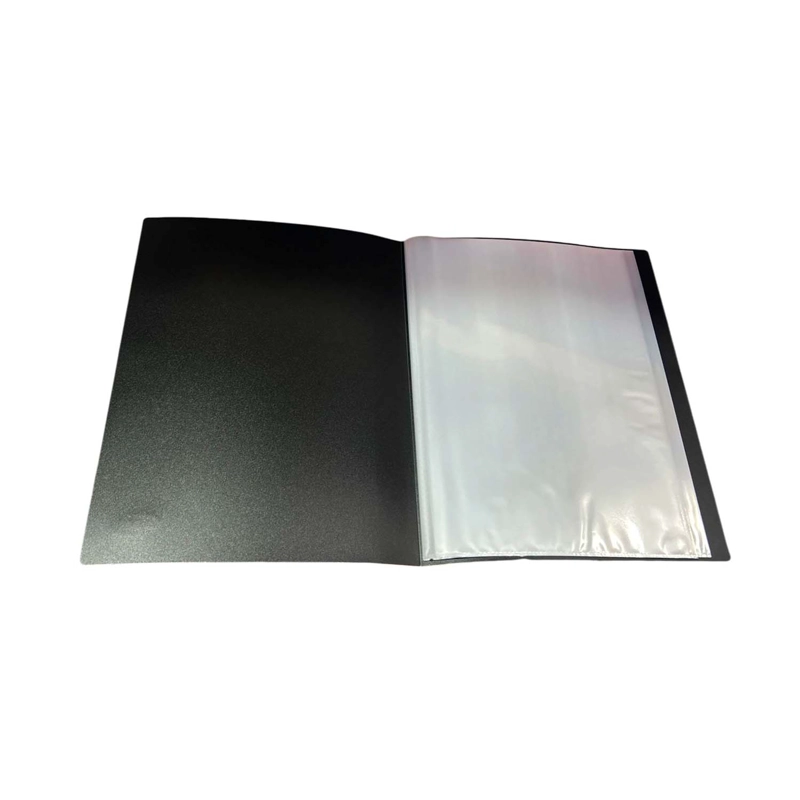 CARPETA ADIX CON 40 FUNDAS COLOR NEGRO (A4) - 3