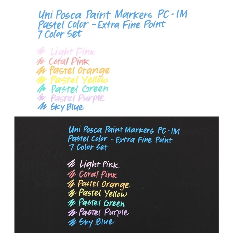 MARCADOR UNI POSCA 8 COLORES PASTEL 1MR 0.7MM - 3