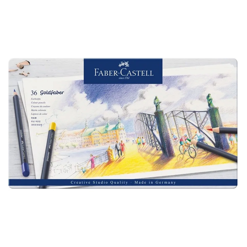 LAPICES FABER-CASTELL GOLDFABER 36 COLORES - 1