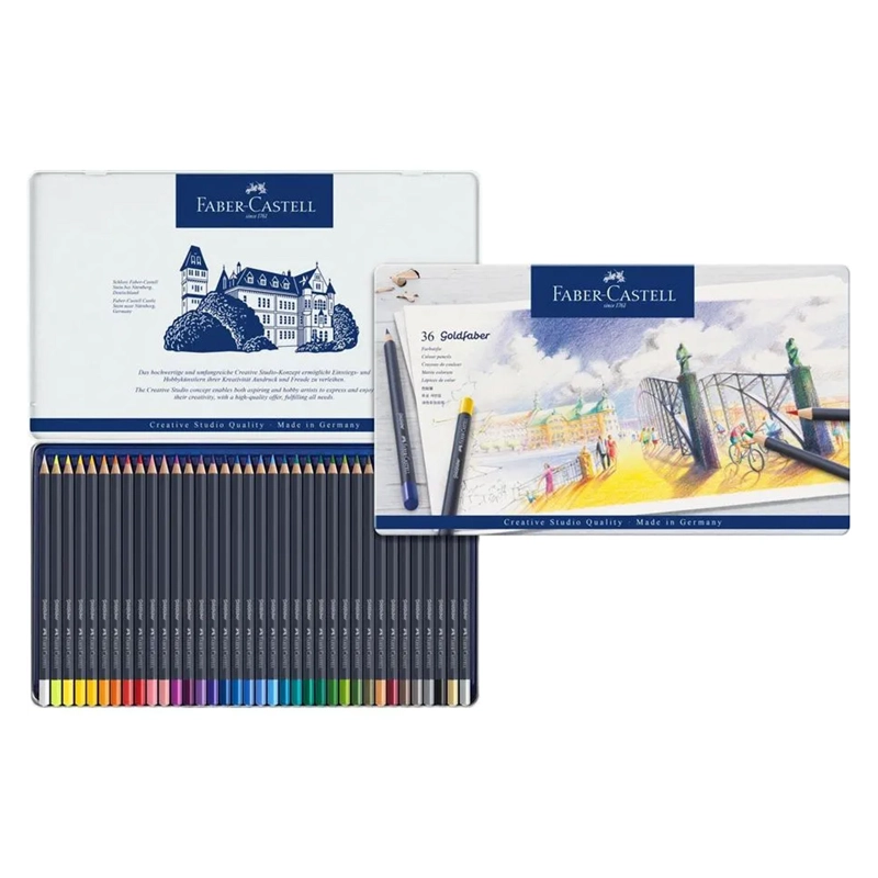 LAPICES FABER-CASTELL GOLDFABER 36 COLORES - 3