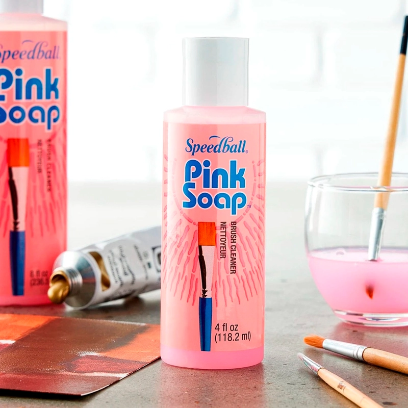 LIMPIADOR DE PINCELES PINK SOAP 120ML - 3