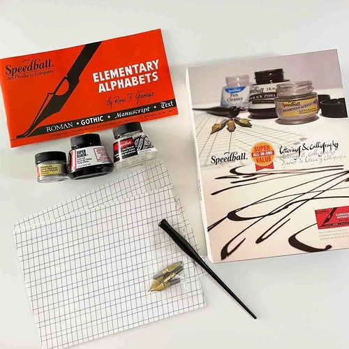 KIT SUPER VALUE DE LETTERING Y CALIGRAFIA SPEEDBALL - 1