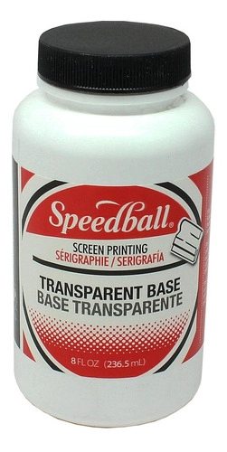 BASE TINTA INCOLORA TRANSPARENTE SERIGRAFICA SPEEDBALL 236ML - 1