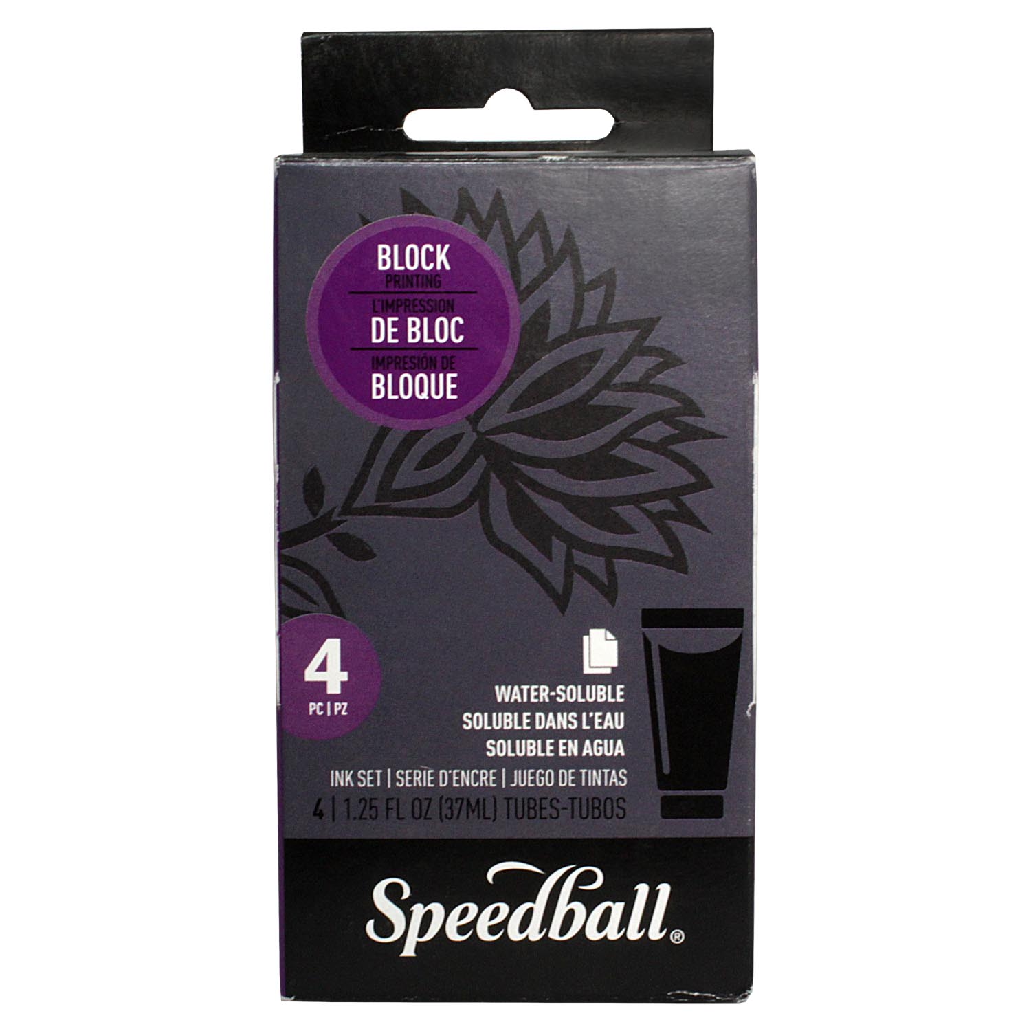 SET 4 TINTAS ACRILICAS DE 37ML PARA GRABADOS SPEEDBALL - 2