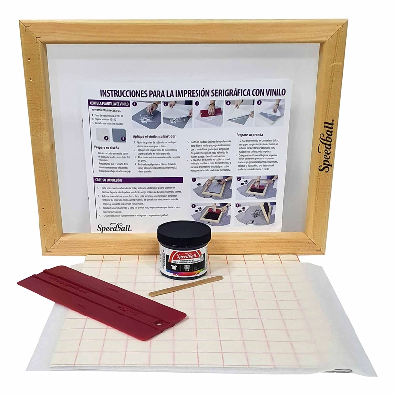 KIT DE VINILO DE SERIGRAFIA PARA PRINCIPIANTES SPEEDBALL - 2