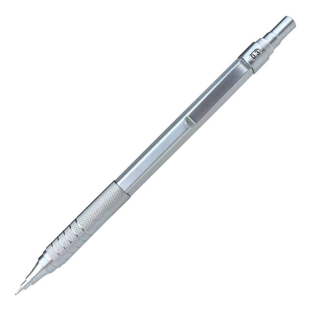 PORTAMINA METALICO RENART 0.3 MM PLATA - 1