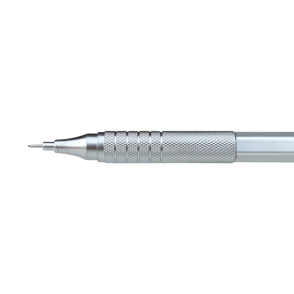 PORTAMINA METALICO RENART 0.3 MM PLATA - 2