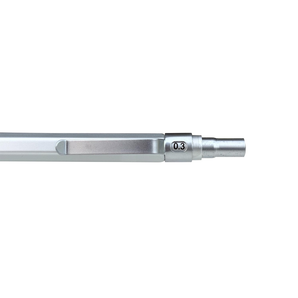 PORTAMINA METALICO RENART 0.3 MM PLATA - 3