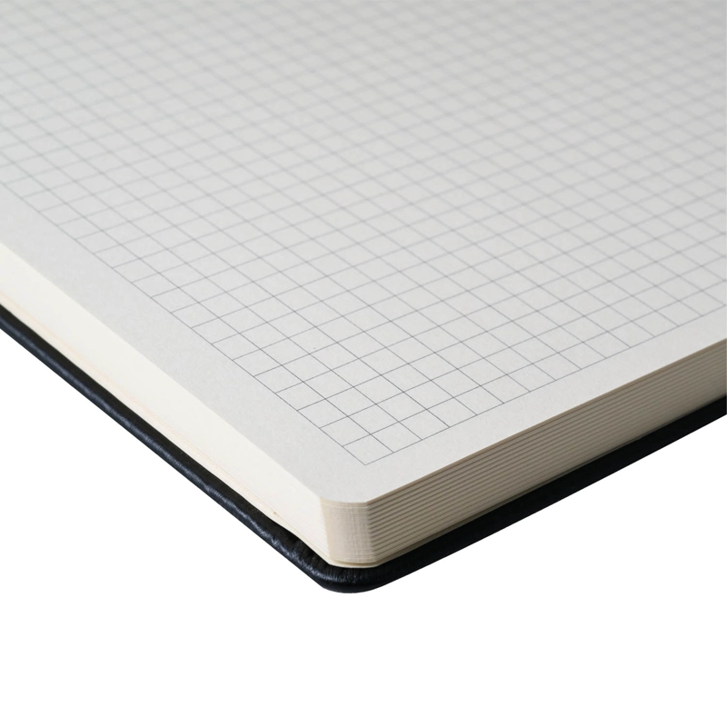 LIBRETA SAKURA HOJA CREMA CON CUADROS 21X30CM - 3
