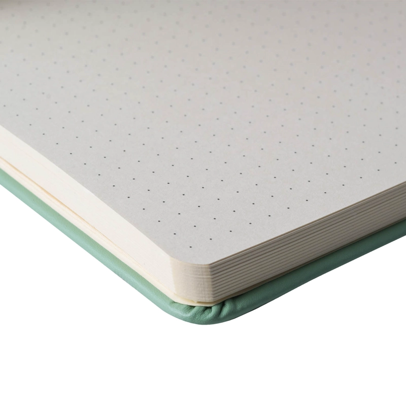 LIBRETA SAKURA HOJA CREMA CON PUNTOS 13 X 21 CM - 3