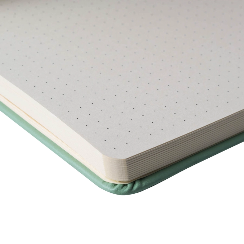 LIBRETA SAKURA HOJA CREMA CON PUNTOS 13 X 21 CM. - 3
