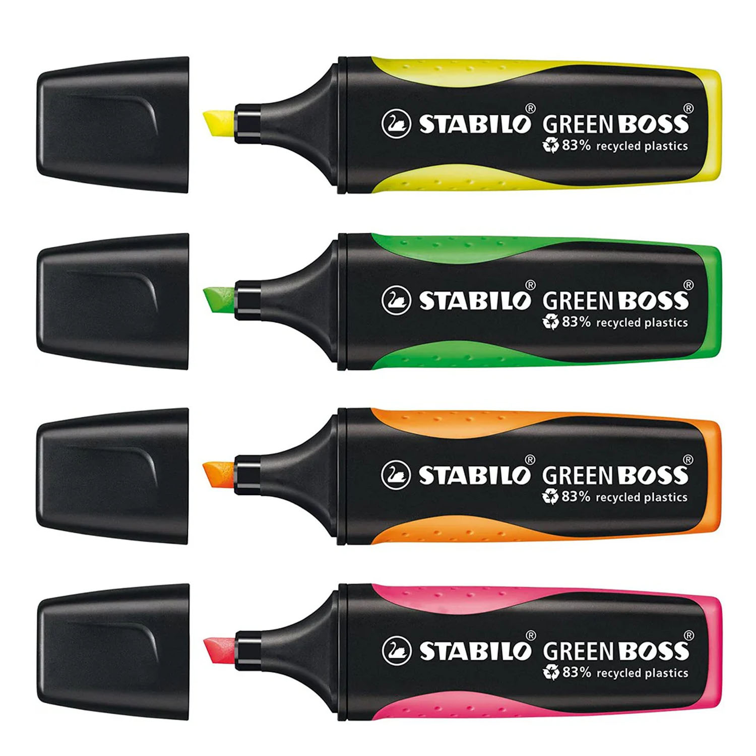 SET DESTACADORES STABILO GREEN BOSS ESCRITORIO (4 UDS) - 2