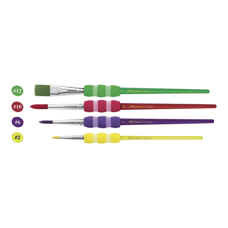 PINCELES FABER-CASTELL GRIP SOFT TOUCH 4UDS. - 2