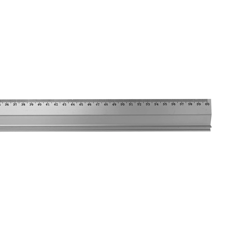 REGLA ALUMINIO RENART PERFIL DE CORTE Y ANTIDESLIZANTE 30CM - 2